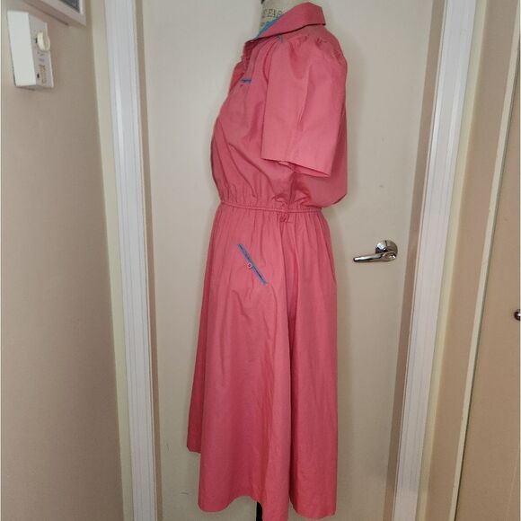 80s pink dress - Picture 2 of 12